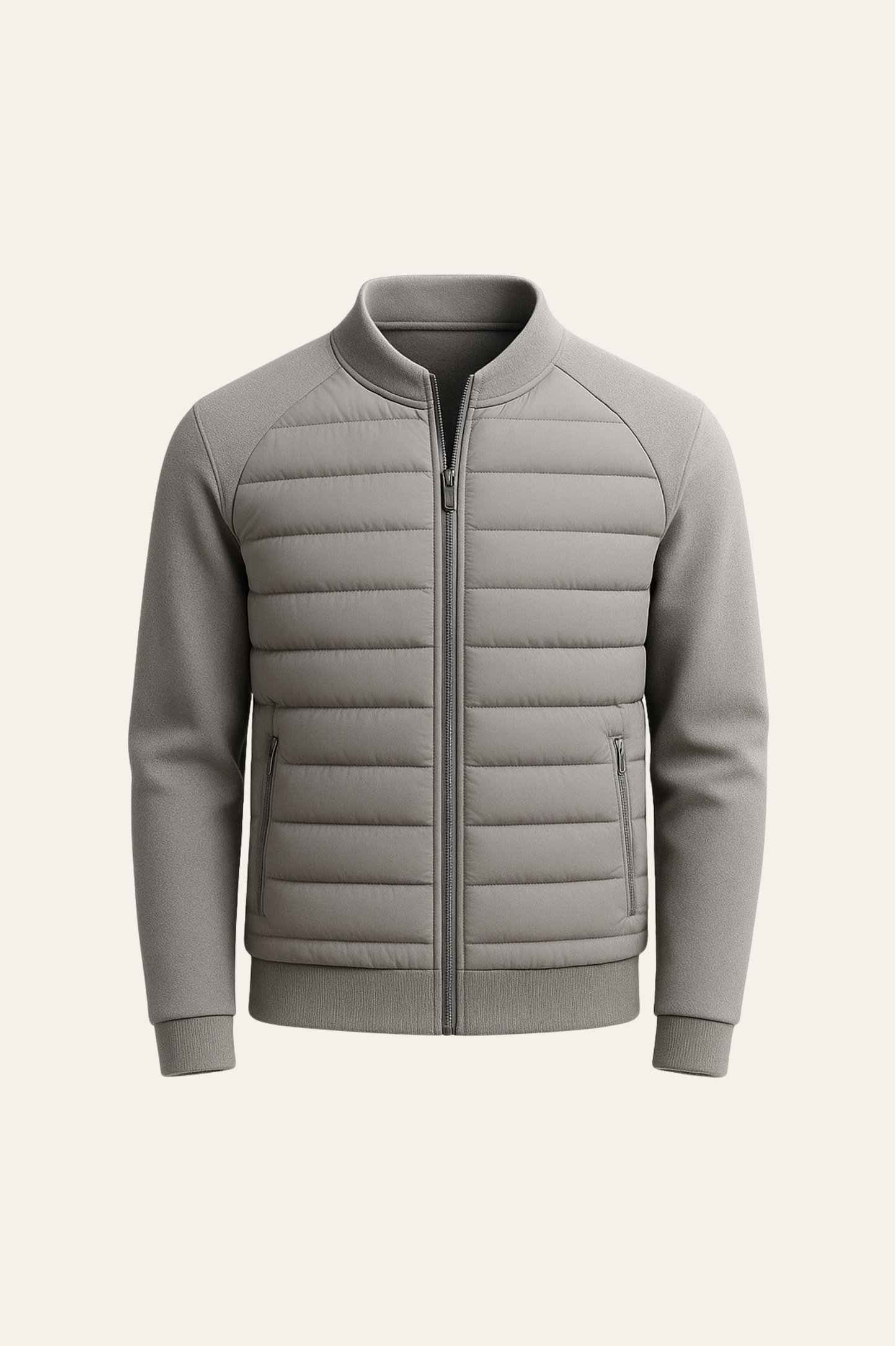 Belaro Padded Wool Jacket Grey