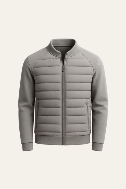 Belaro Padded Wool Jacket Grey