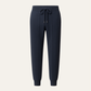Belorin Wool Knit Joggers Navy