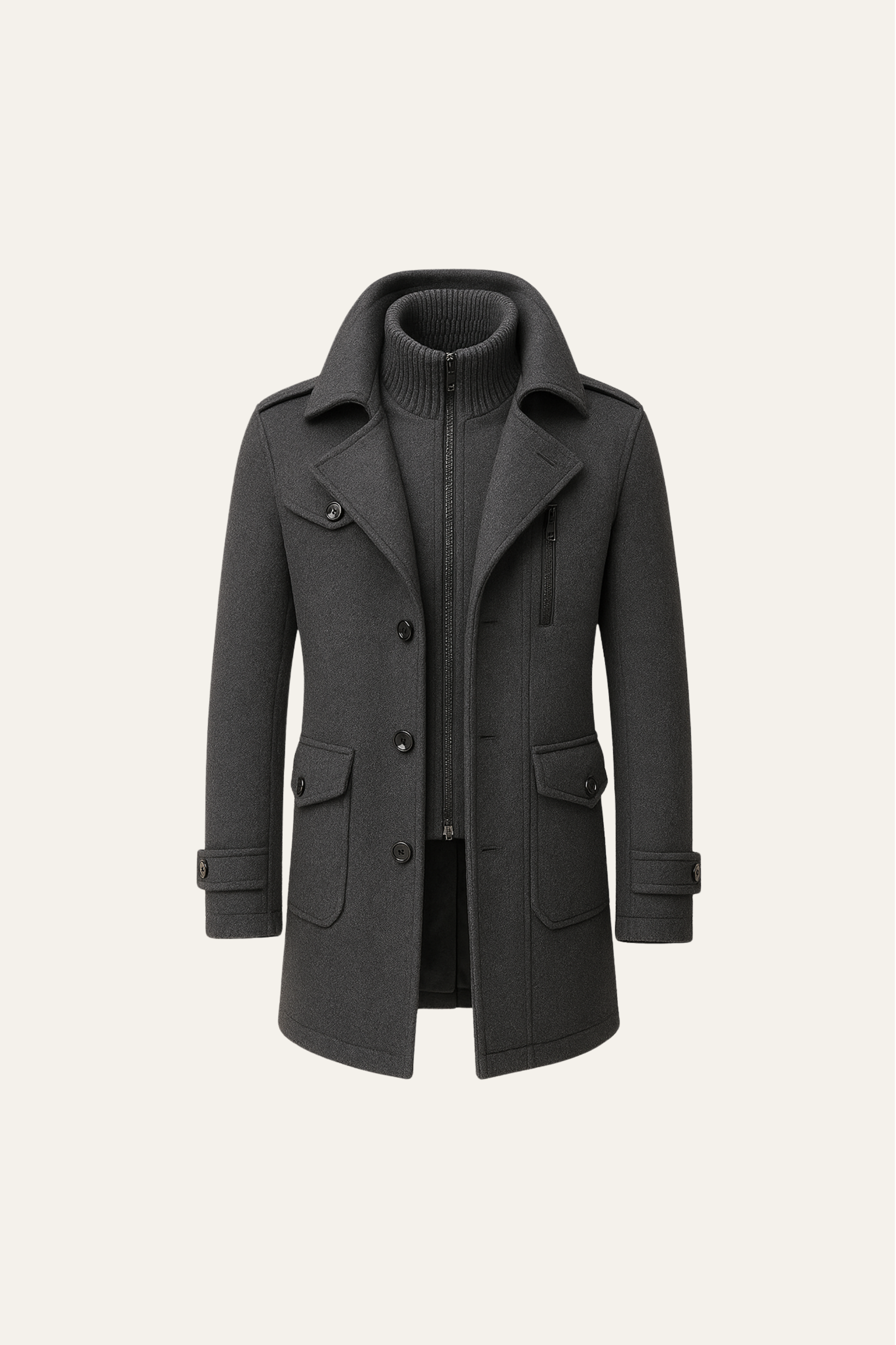 Celano Field Coat Grey