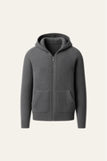 Velani Hooded Knit Dark grey