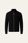 Selano Wool Zip Knit Black