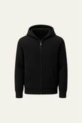 Tonari Hooded Zip Black