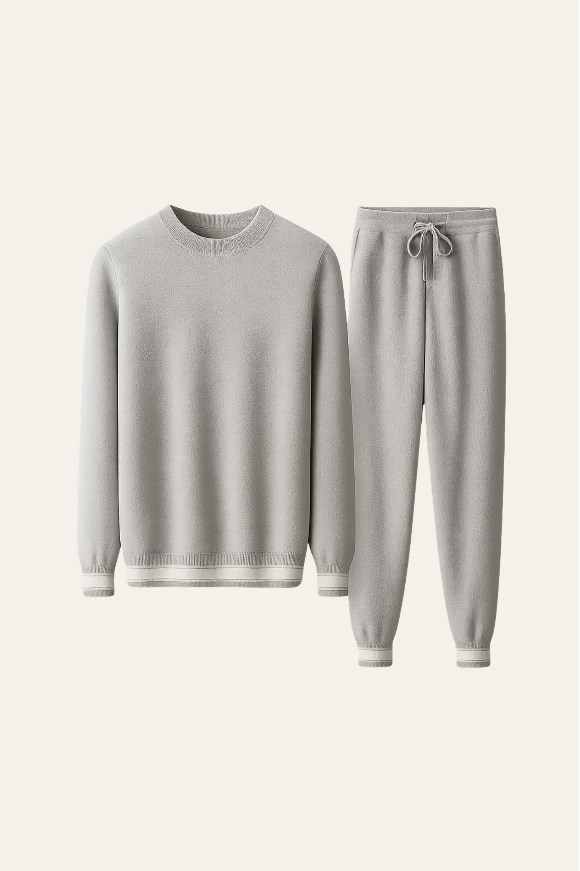 Ladore Cashmere Two-Piece Grey