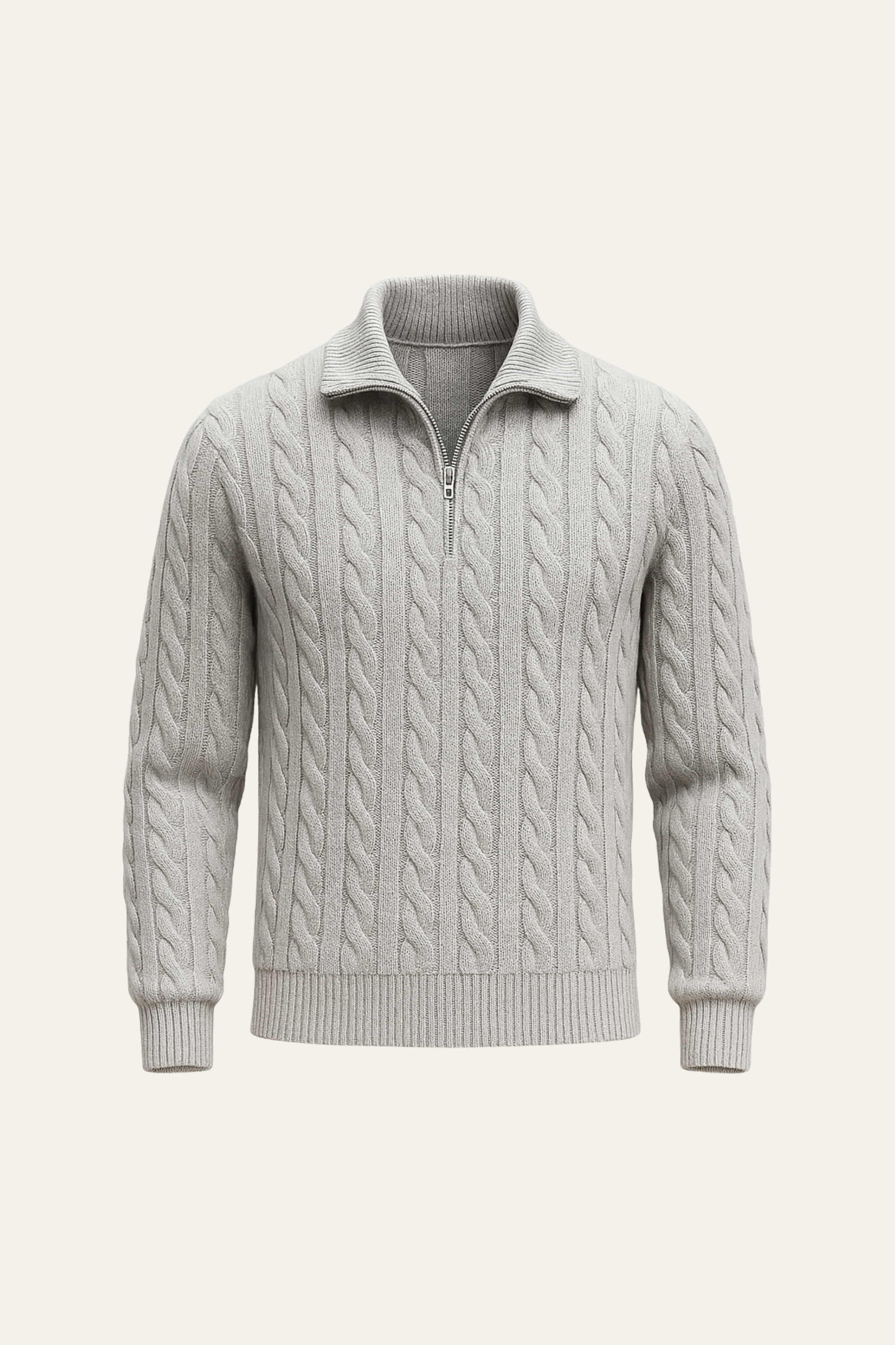 Tilano Cable Knit Grey