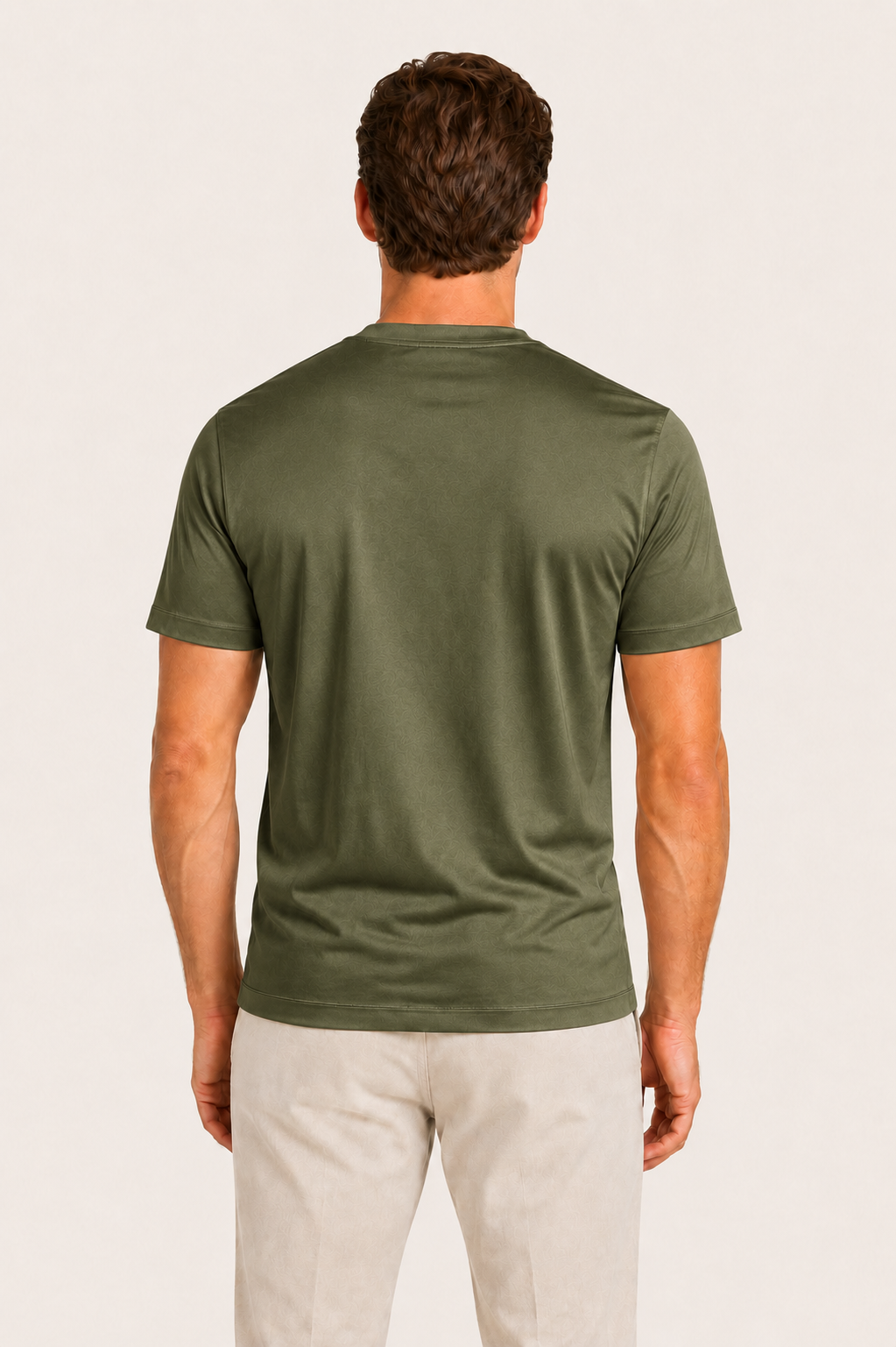 Merciro Cotton Tee Olive