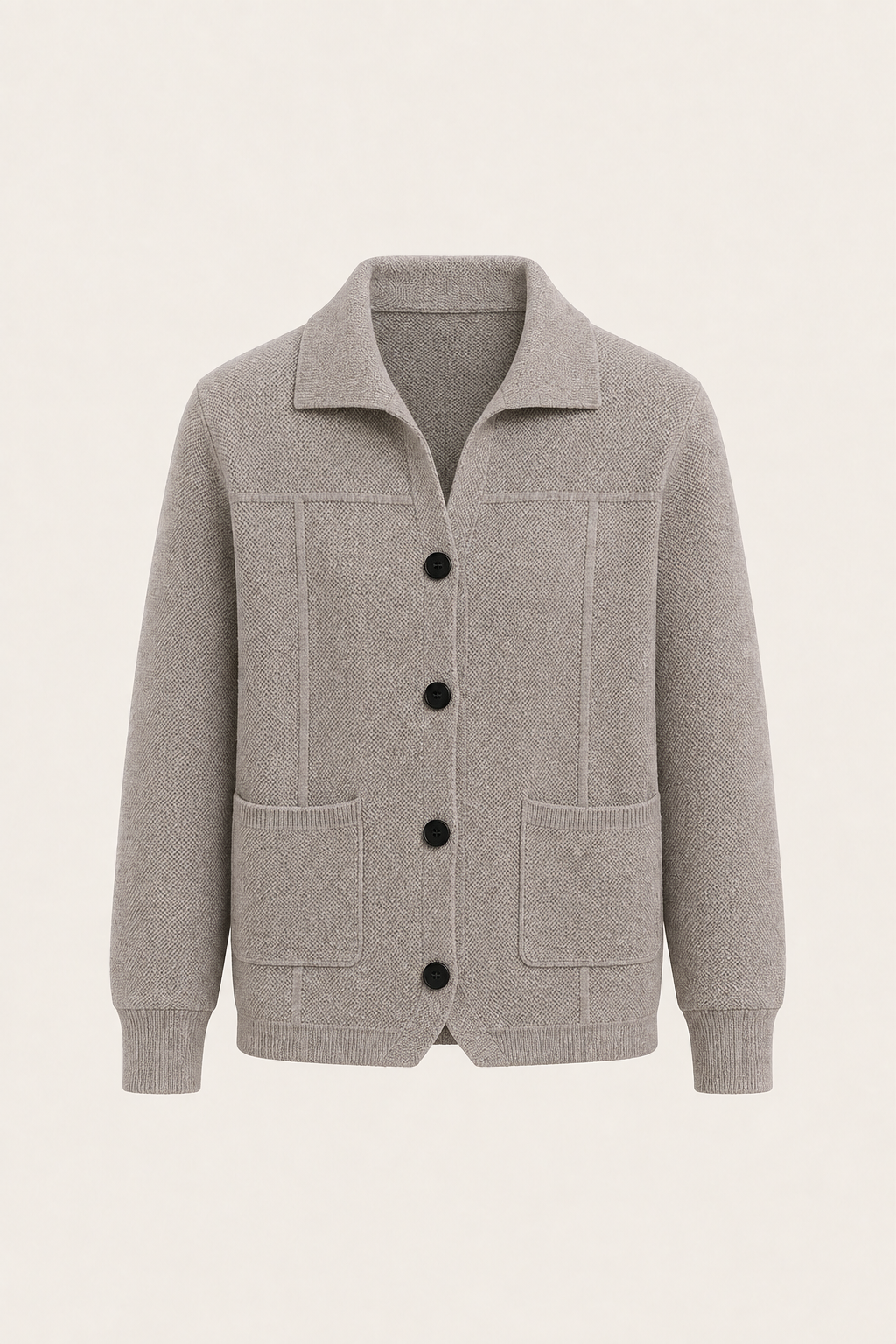 Ferilo Wool Cardigan Greige