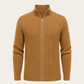Arelon Zip Knit Camel