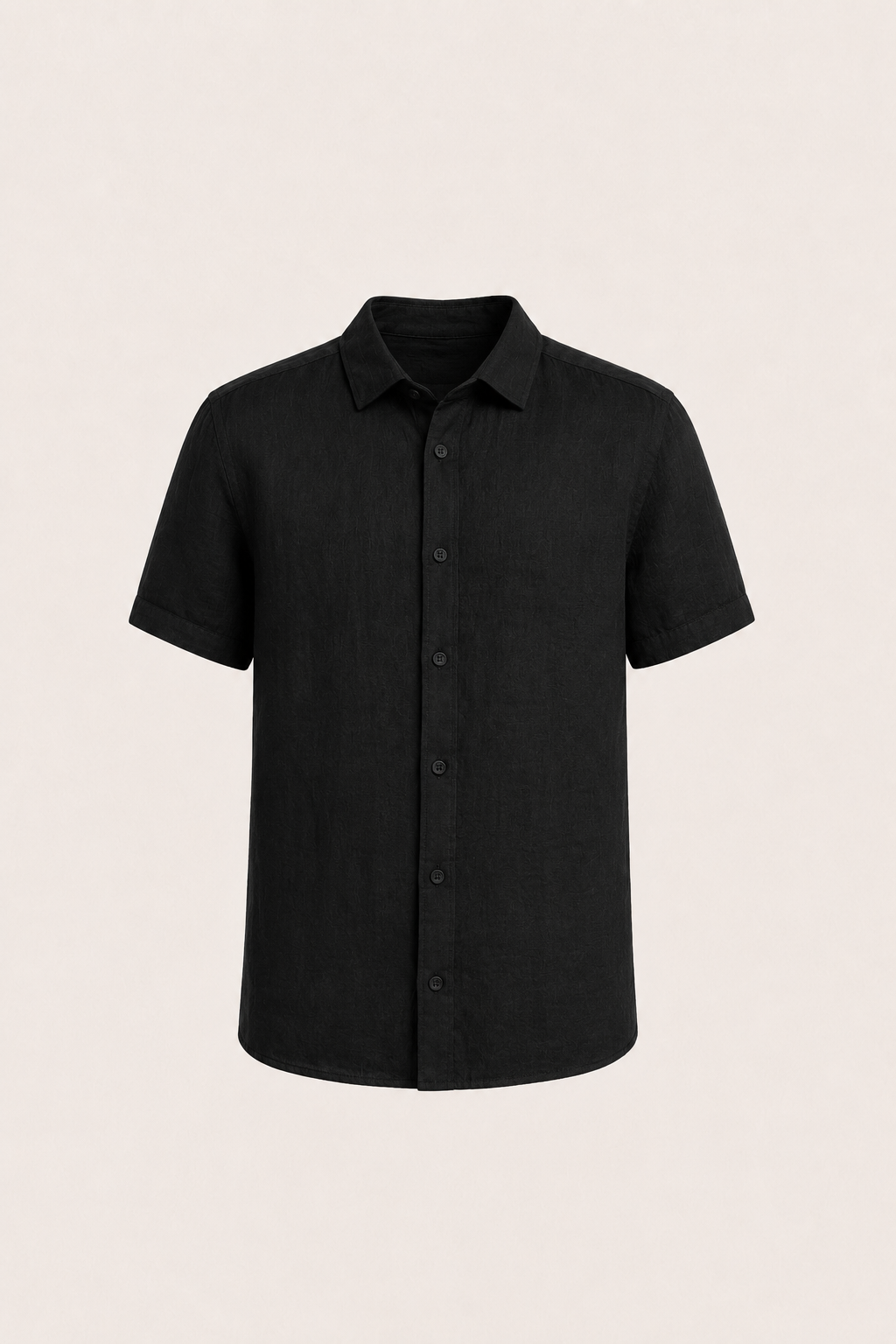 Lovani Linen Shirt Black