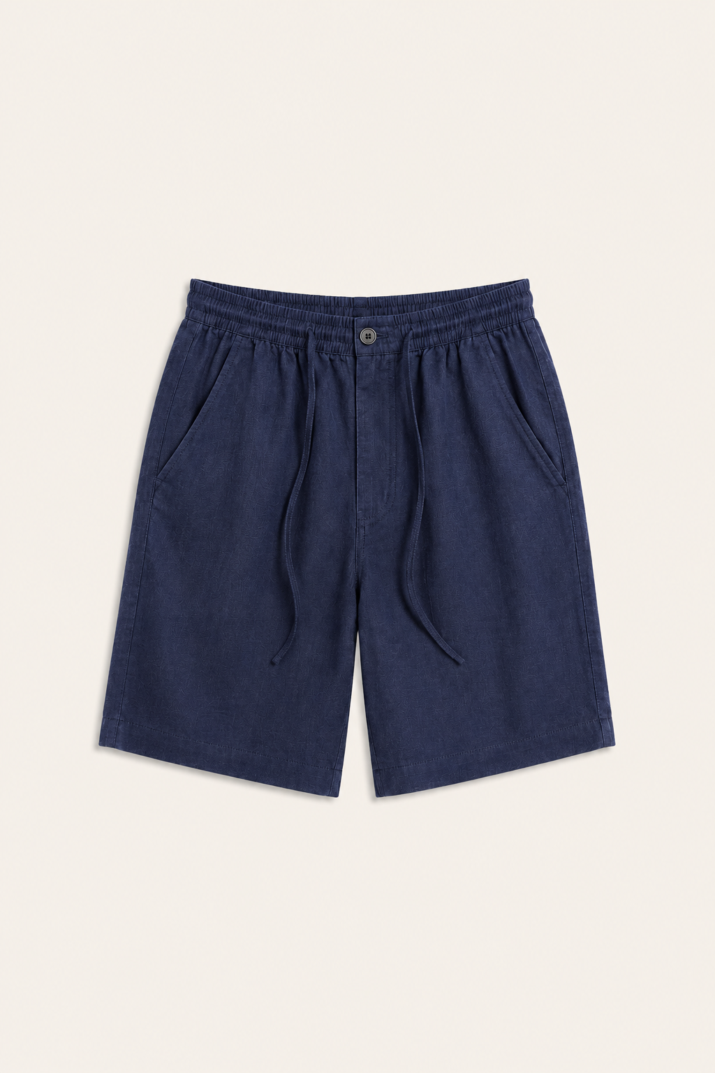 Levano Linen Short Navy Blue