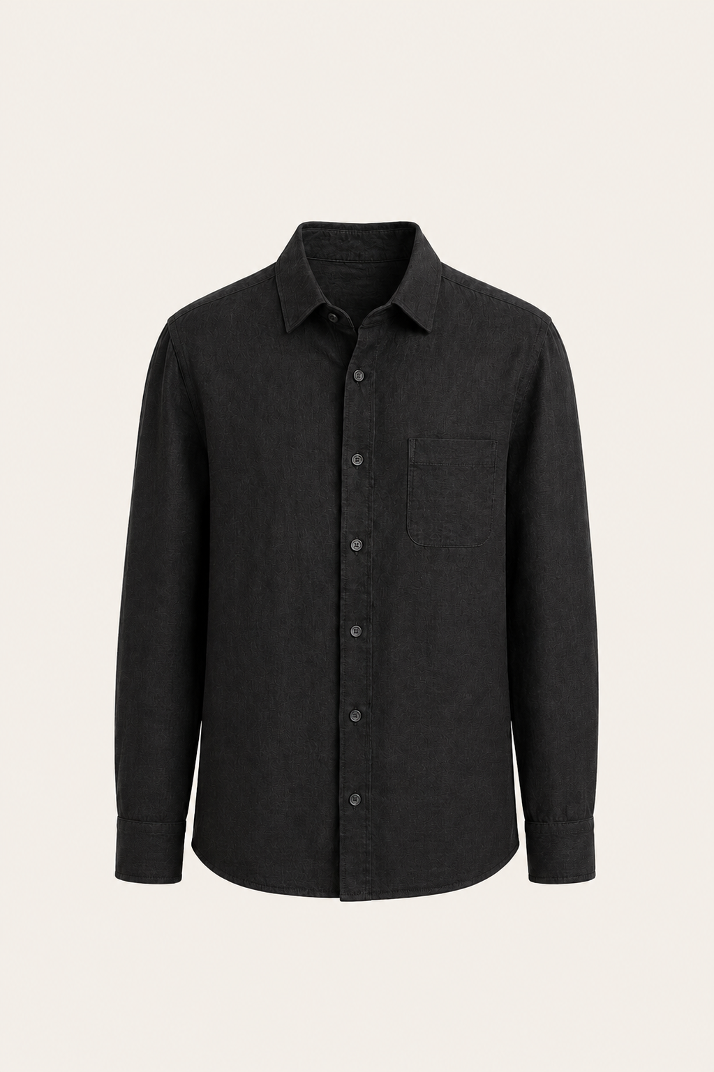 Milano Linen Shirt Black