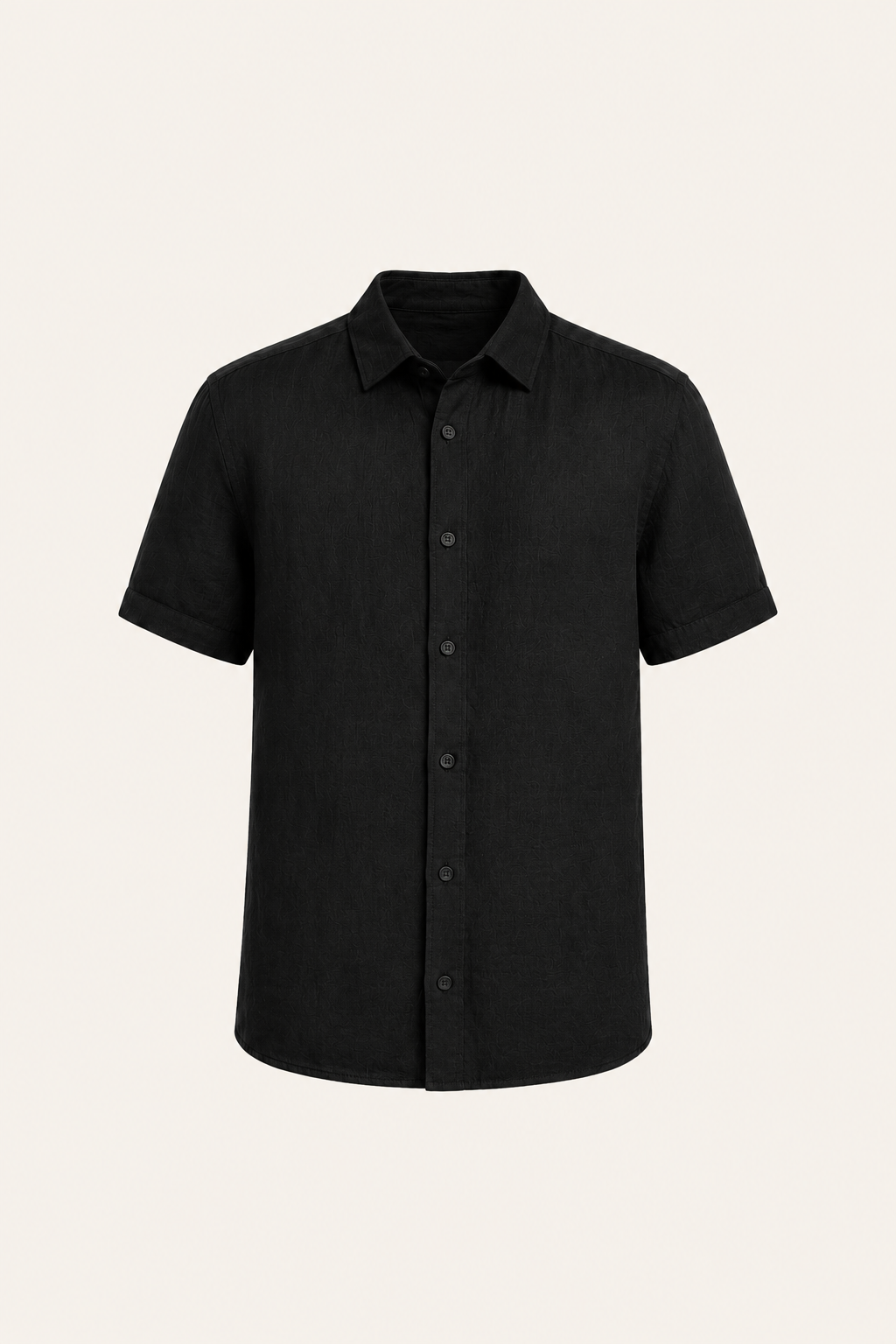 Lovani Linen Shirt Black