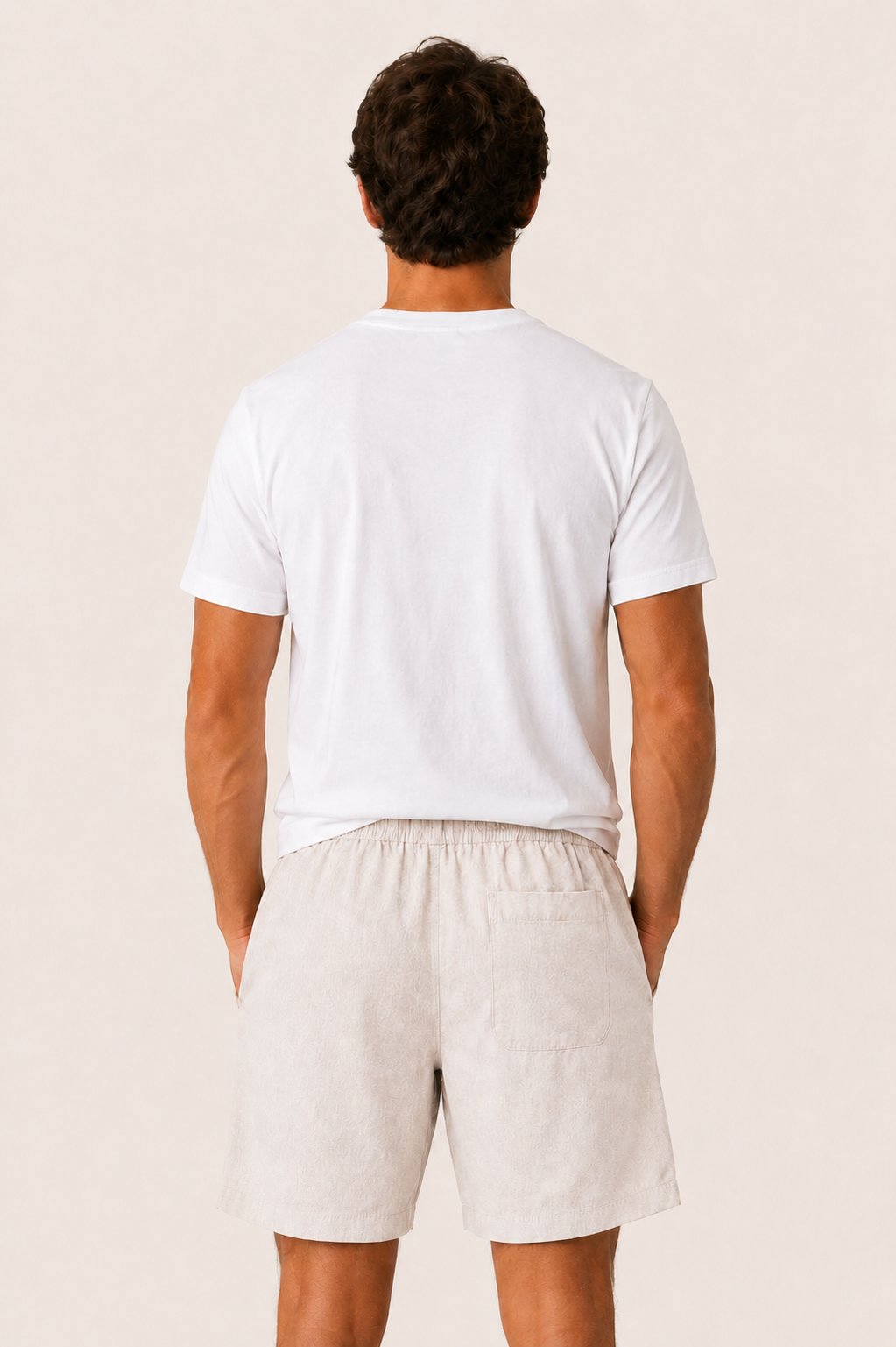 Levano Linen Short Beige