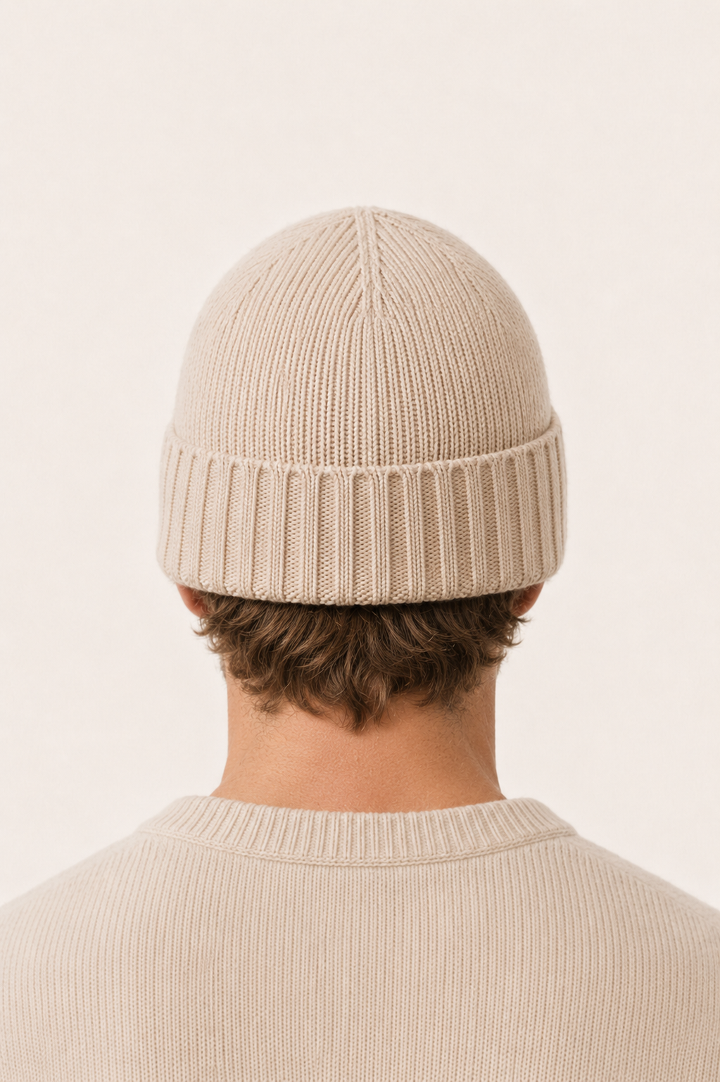 Ivaro Cashmere Beanie Beige