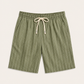Nerivo Linen Striped Short Green