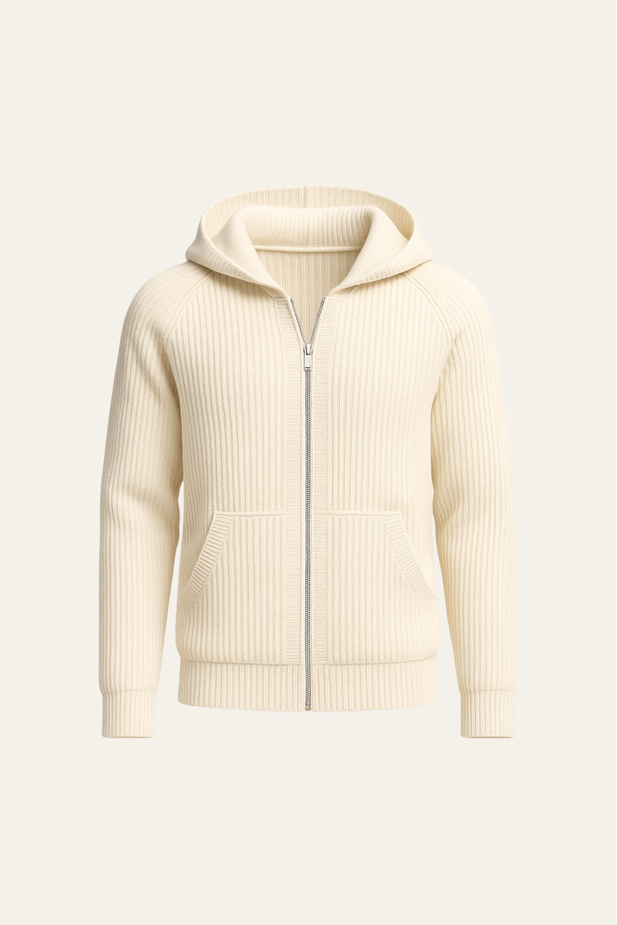 Velani Hooded Knit Ivory