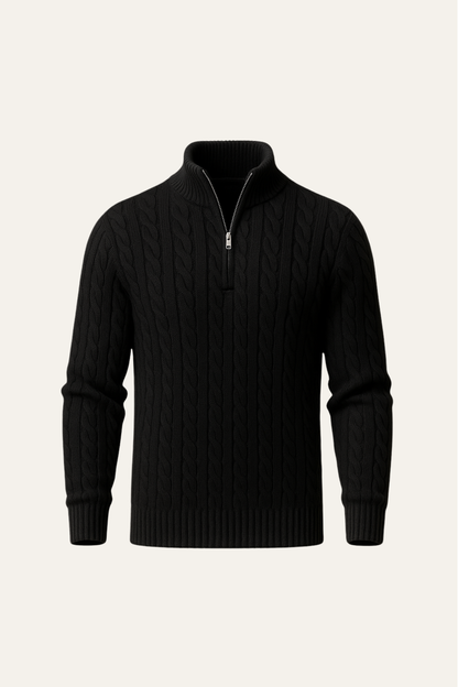 Tilano Cable Knit Black