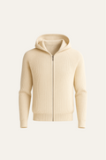 Zelano Merino Hooded Sweater Beige