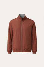 Reverso Reversible Bomber Jacket Terracotta
