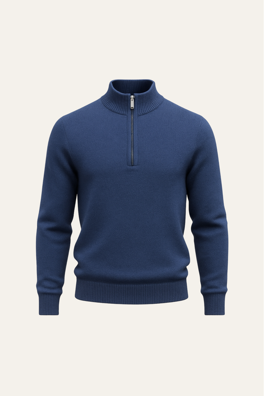 Calero Quarter-Zip Dark Blue