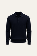 Avarel Merino Polo Knit Navy