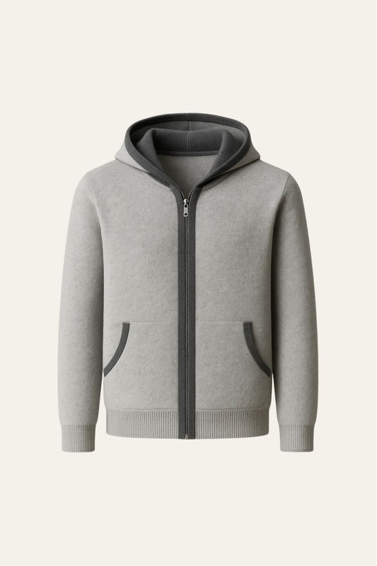 Ravalo Hooded Cardigan Grey