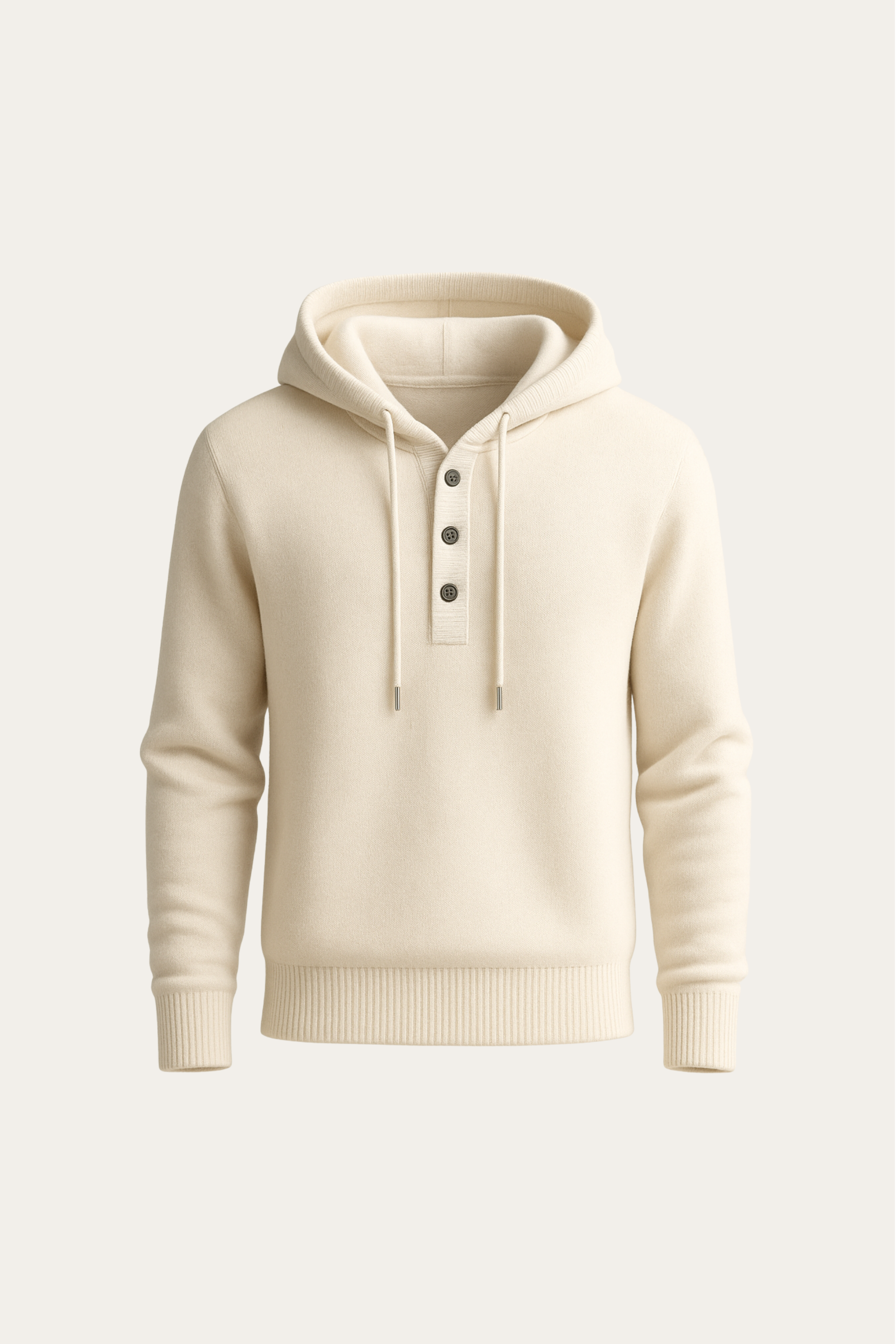 Avaro Hooded Knit Cream