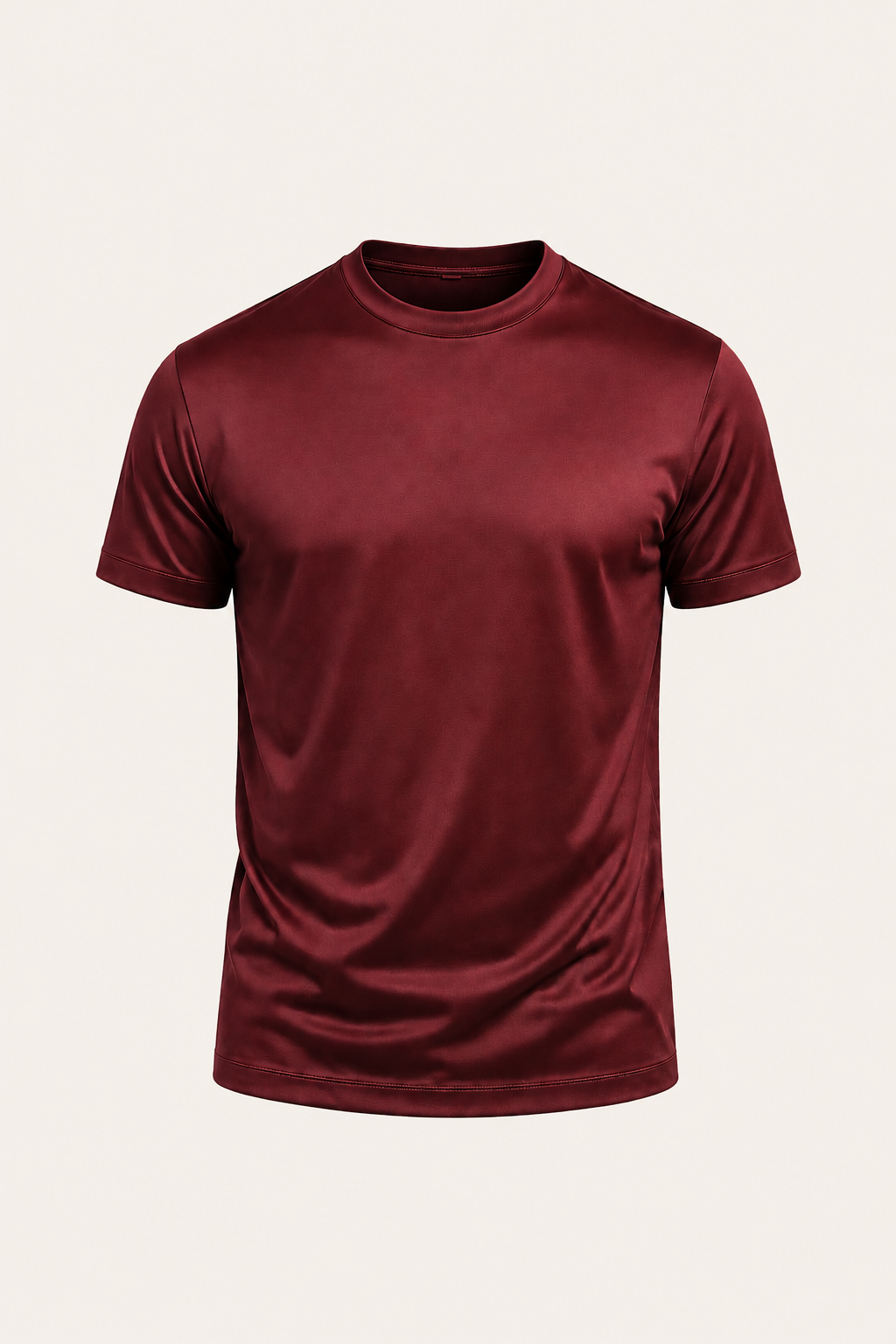 Merciro Cotton Tee Burgundy