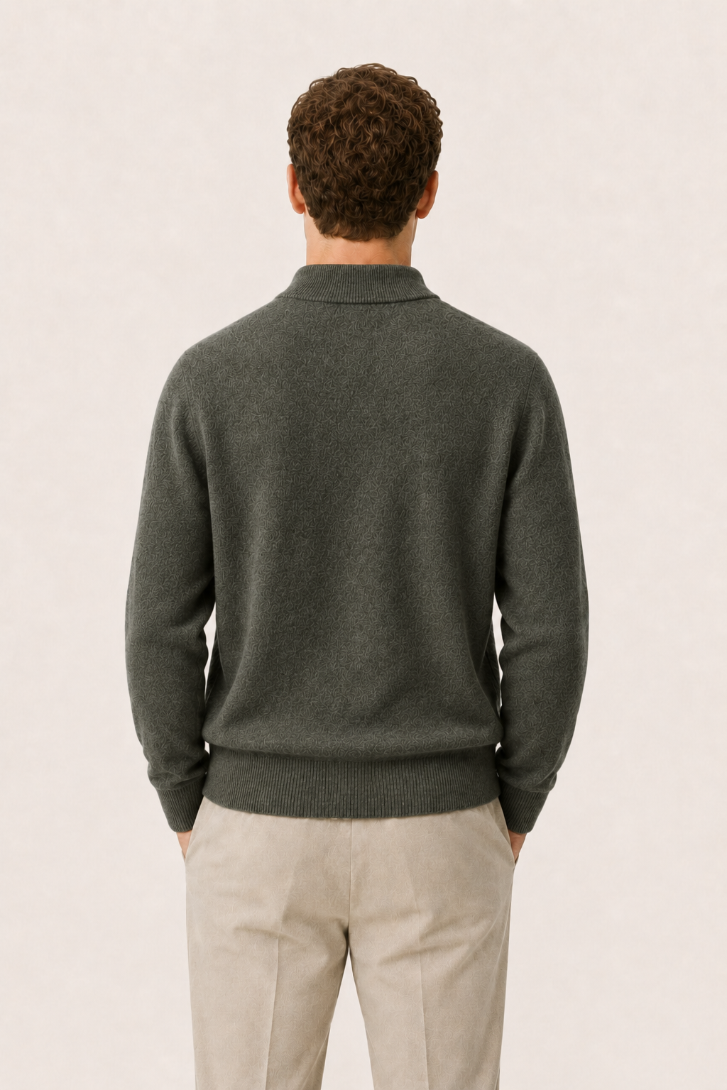 Arelio Mock Neck Moss Green