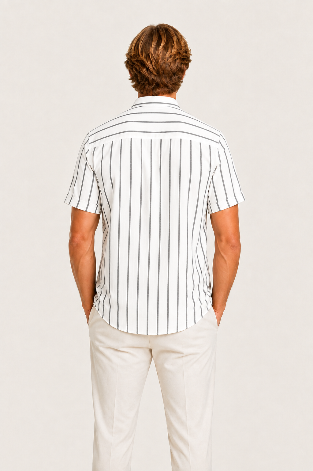 Heritage Linen Short Sleeve Shirt White