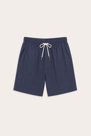 Salivo Linen Short Navy Blue