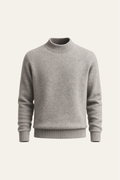 Arelio Mock Neck Knit Grey
