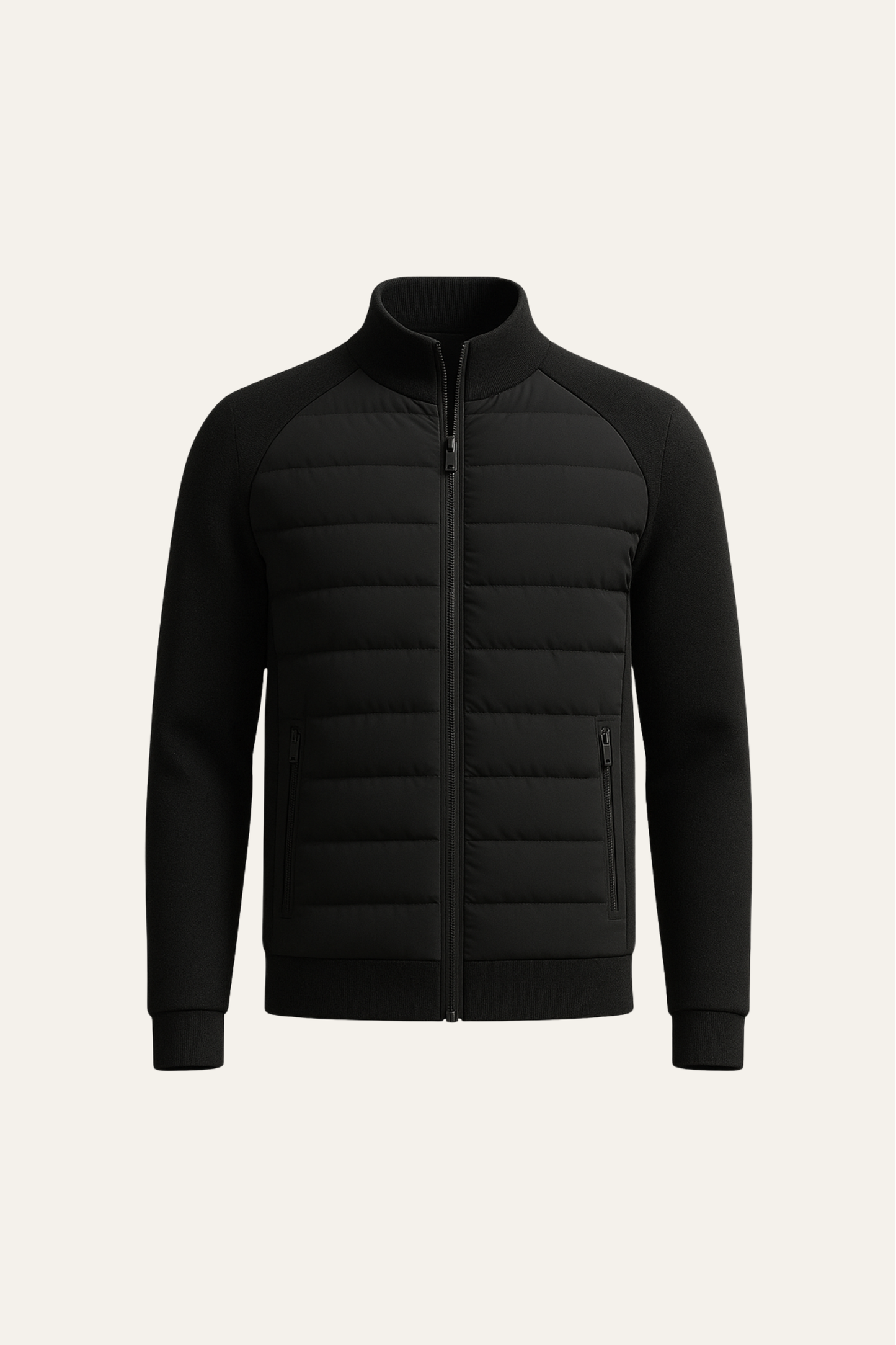 Belaro Padded Wool Jacket Black