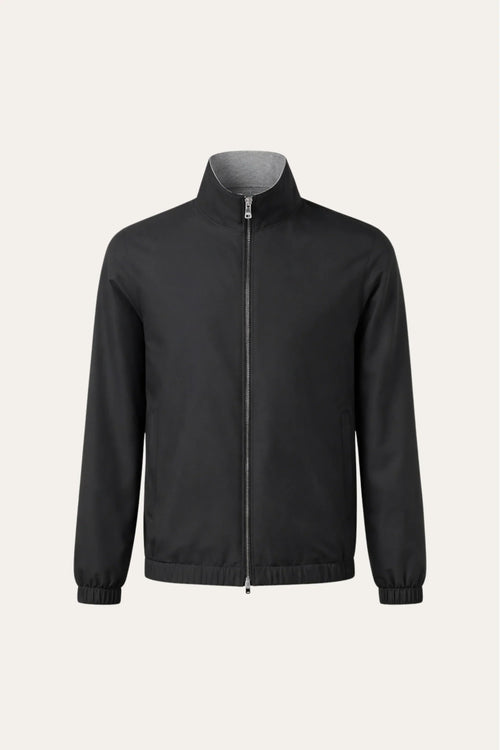 Reverso Reversible Bomber Jacket Black