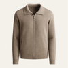 Teravo Merino Zip Sweater Taupe