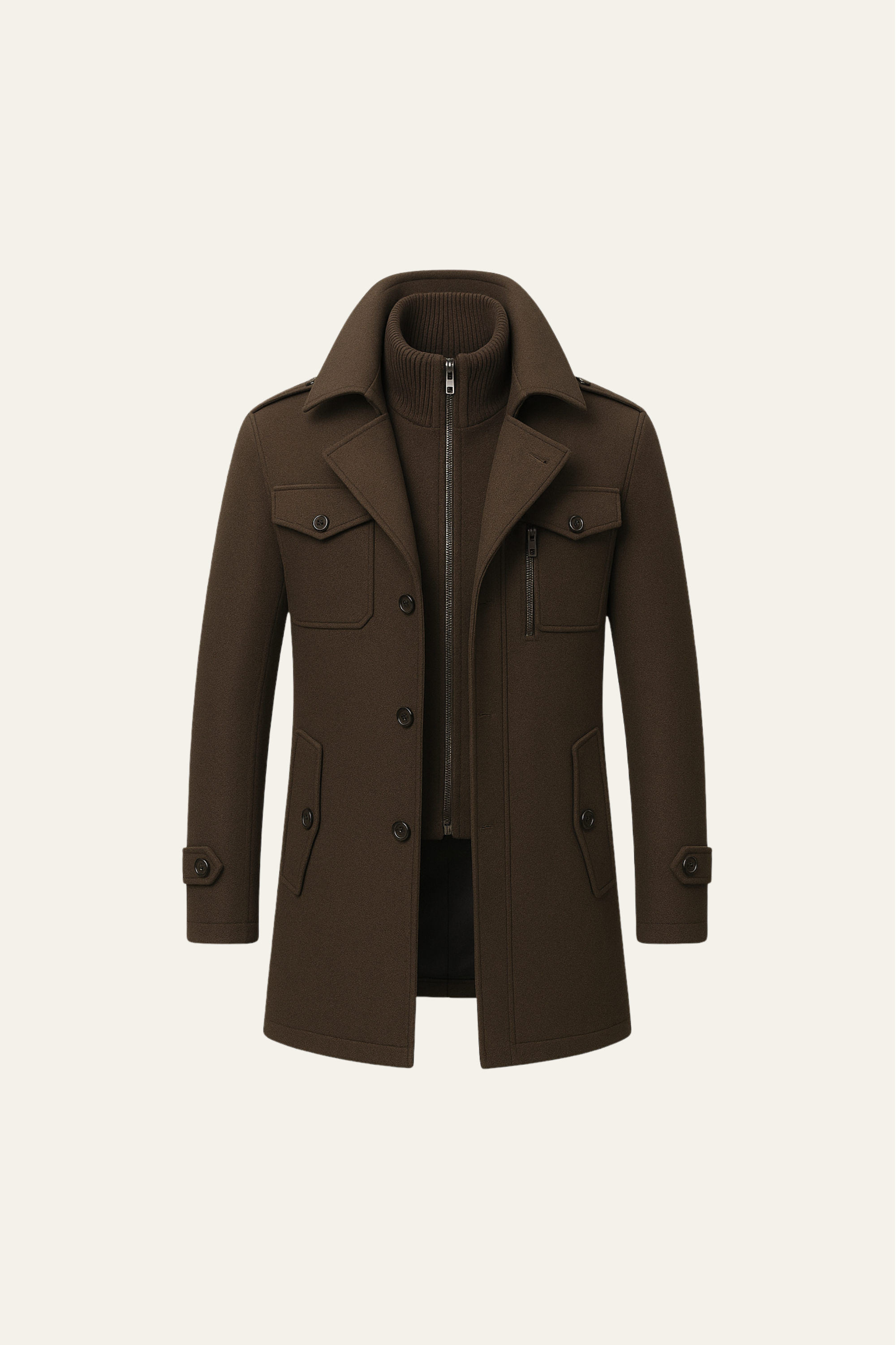 Celano Field Coat Brown