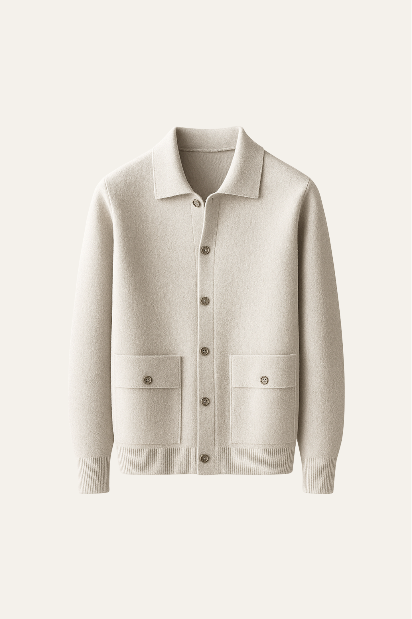 Silavo Cashmere Cardigan Ivory