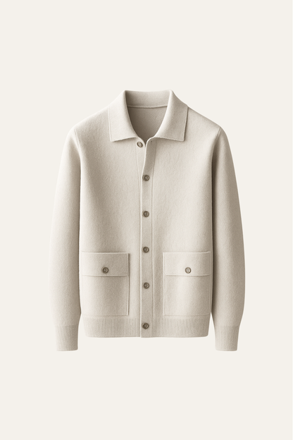 Silavo Cashmere Cardigan Ivory