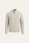 Selano Wool Zip Knit Grey