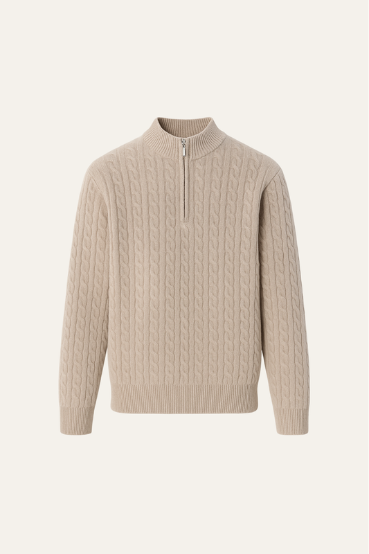 Seviro Cashmere Knit Beige