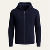 Zelano Merino Hooded Sweater Navy