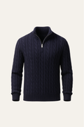 Tilano Cable Knit Navy