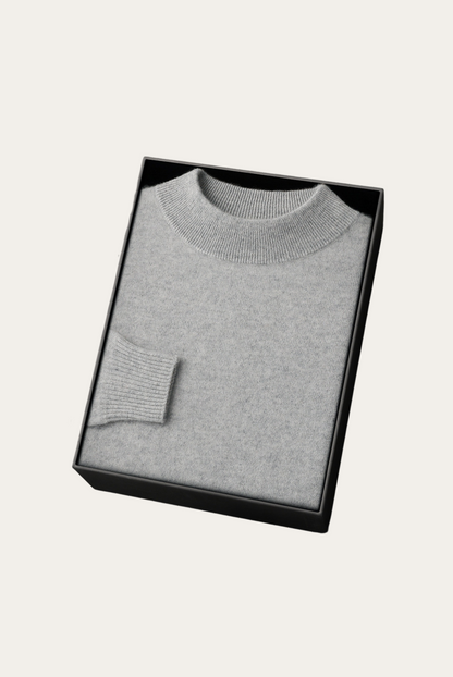 Light Grey Cashmere Crewneck