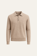 Avarel Merino Polo Knit Taupe