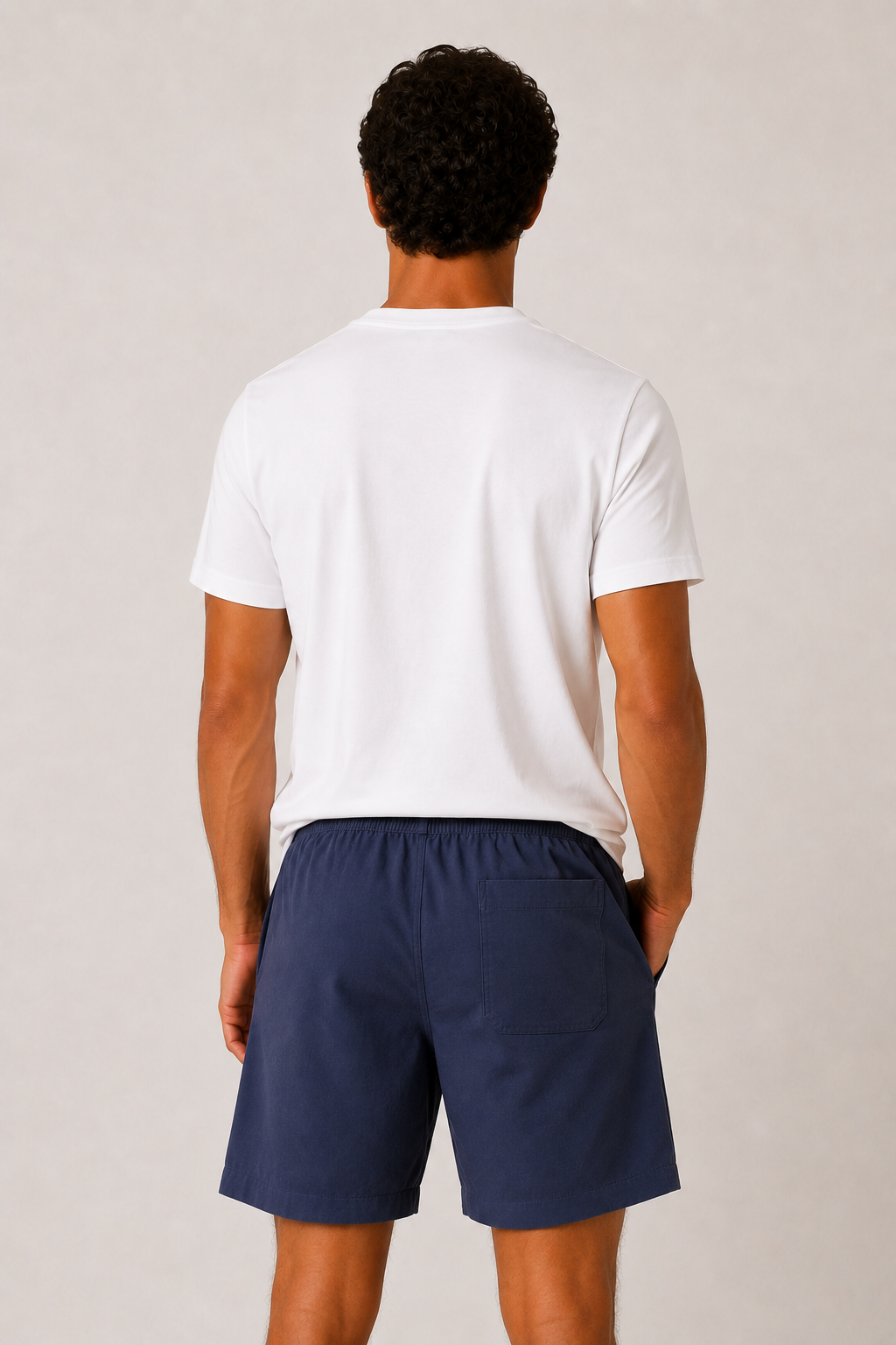 Salivo Linen Short Navy Blue