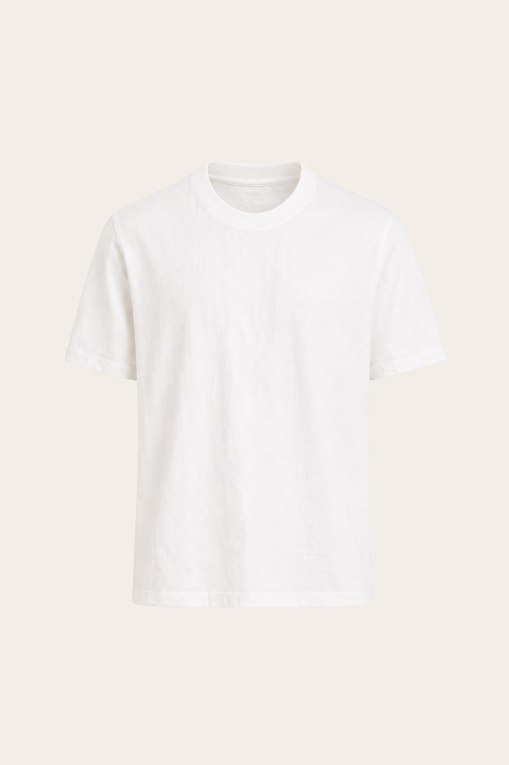 Alano Linen Tee White