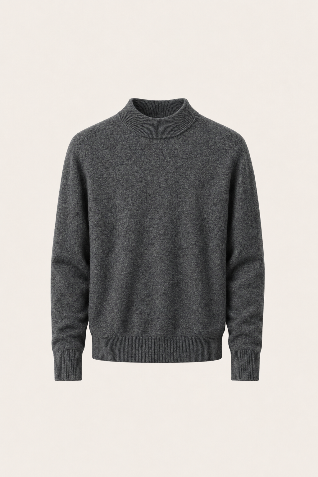 Arelio Mock Neck Dark Grey