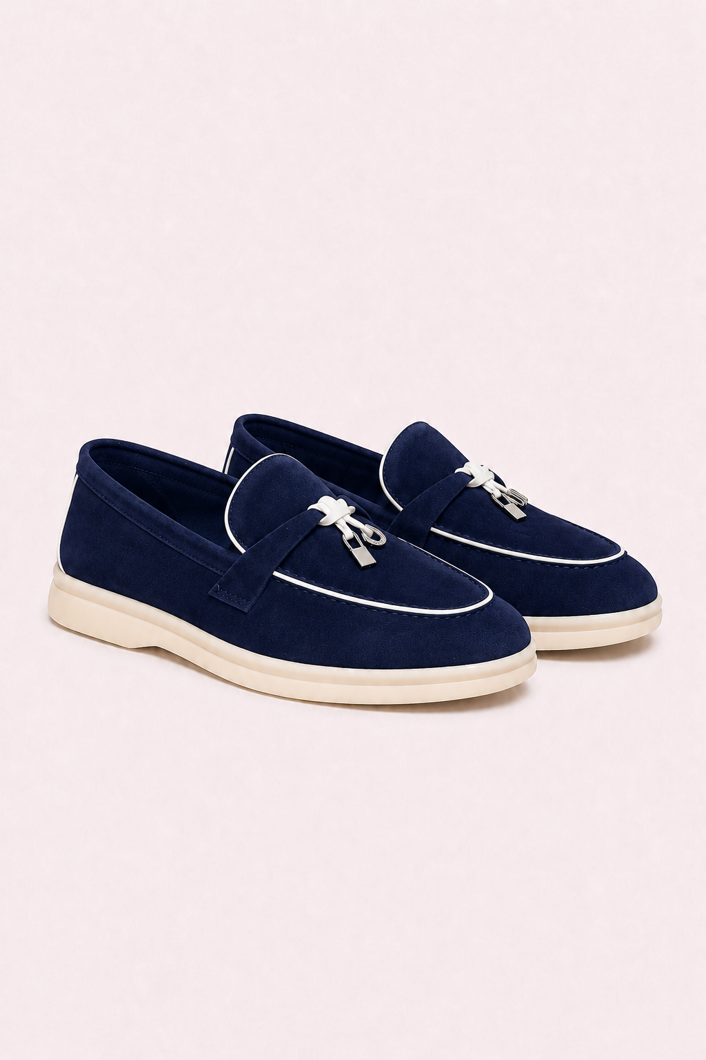 Rovain Buckled Loafers Royal Blue