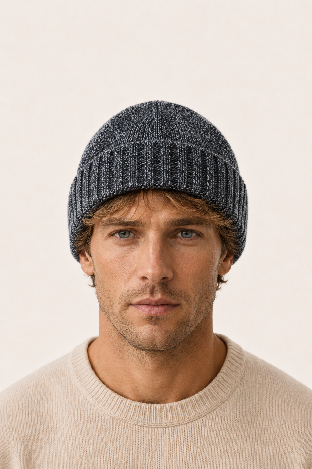 Ivaro Cashmere Beanie Graphite Marl
