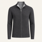 Sivaro Cashmere Reversible Zip Knit Dark Grey & Grey